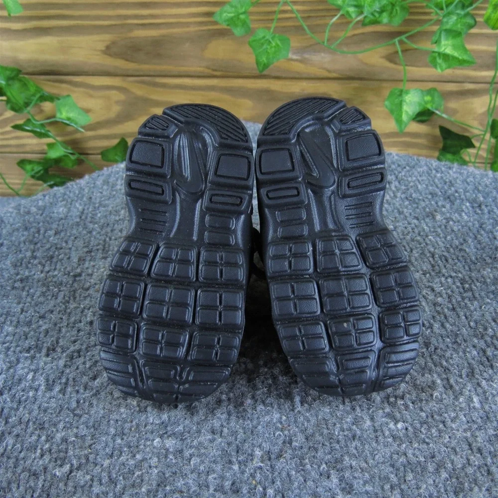 Nike‎ Boys Bootie ACG Sz T 3.5 Medium Black Synthetic Lace Up